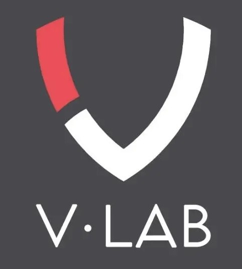 Logotipo de V Lab, centro de entrenamiento personal de Tomelloso